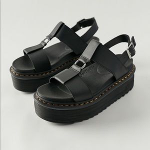 Dr. Martens Francis Leather Strap Platform Sandal